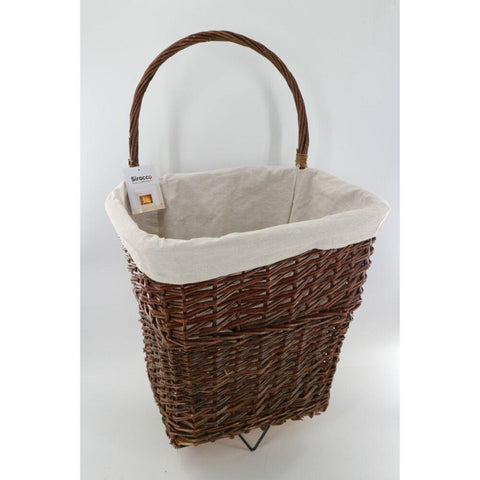 Sirocco - Willow Log Cart with Canvas Liner