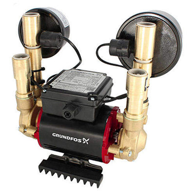 Grundfos Pumps STN-2.0B Twin Ended Shower Pump (2.0 Bar, Universal)