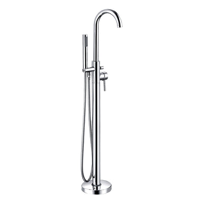 Harlech Chrome Floor Standing Bath Filler