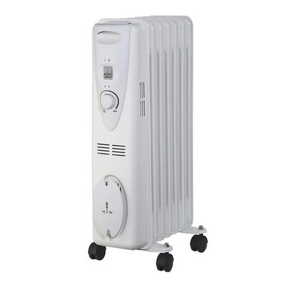 7 Fin Oil Filled Radiator - 1.5kw