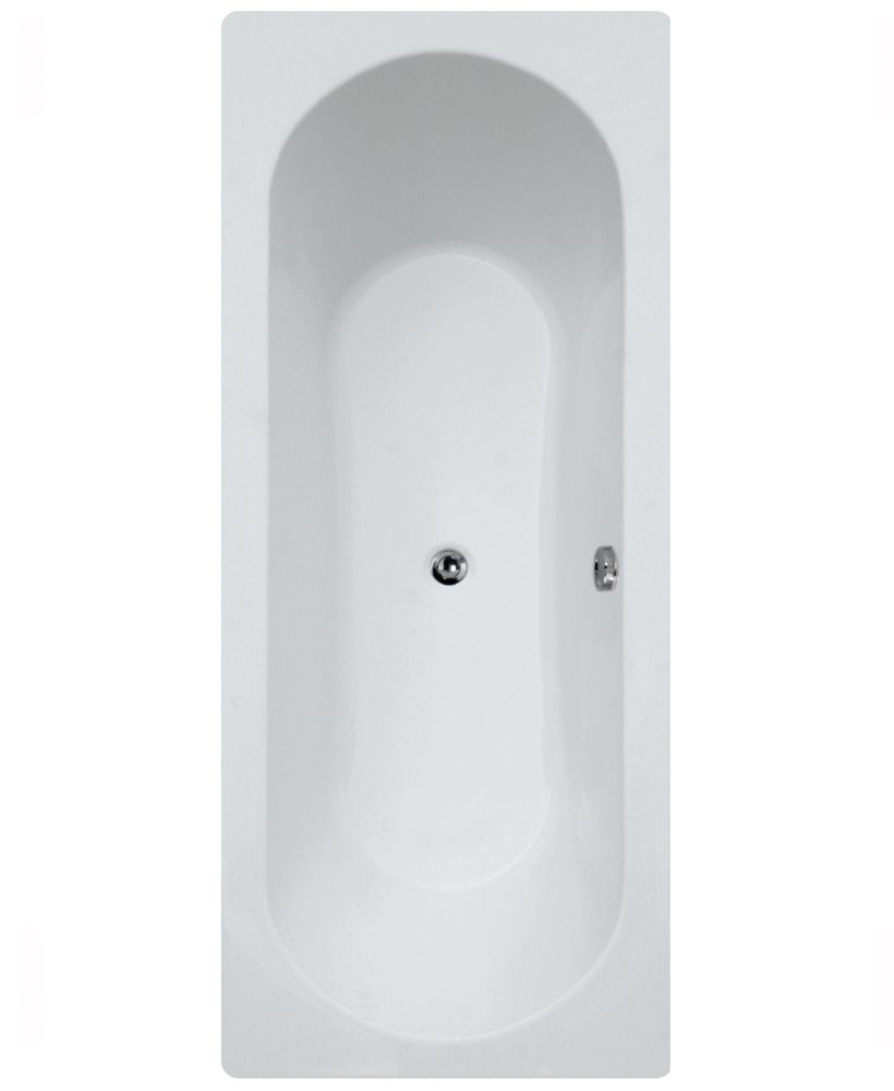 Clover 1700X750Mm Double Ended Bath White
