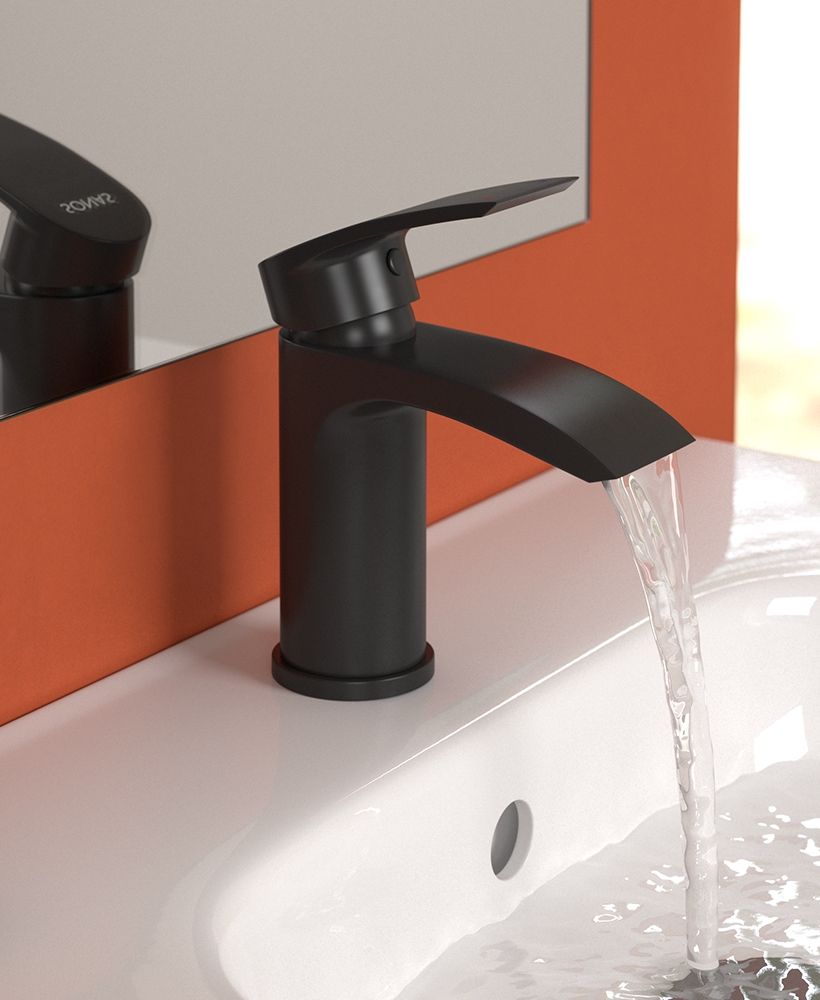 Corby Basin Mixer Matt Black