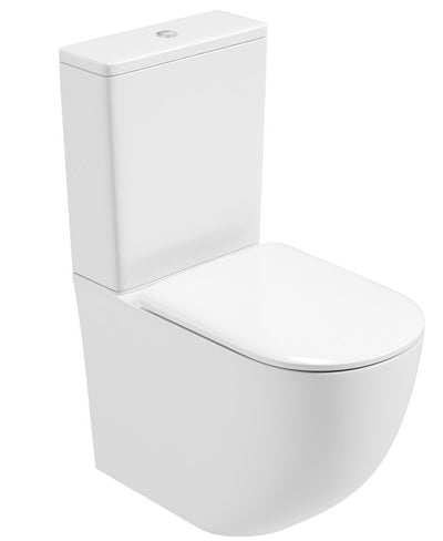 Inspire Rimless Fully Shrouded Close Coupled Wc & Alpha Soft Close Seat