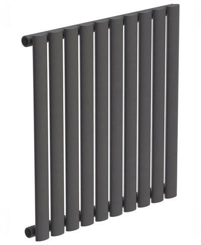 Amura 600X600Mm Designer Radiator Horizontal Single Panel Anthracite
