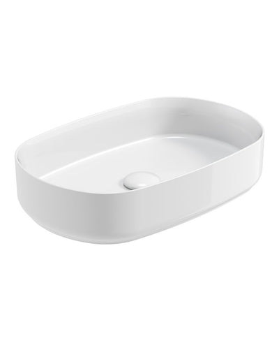 Avanti Oval 55Cm Countertop Basin & Waste White