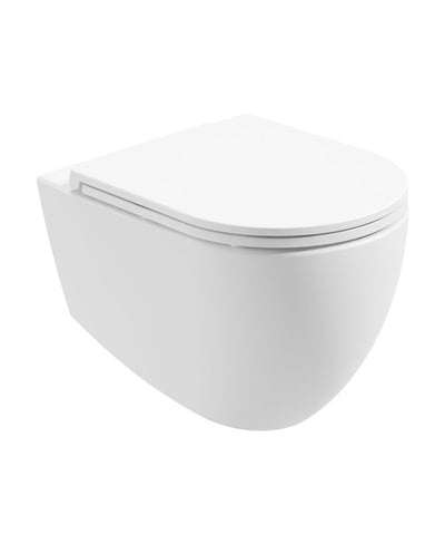 Avanti Rimless Wall Hung Wc & Seat Satin White
