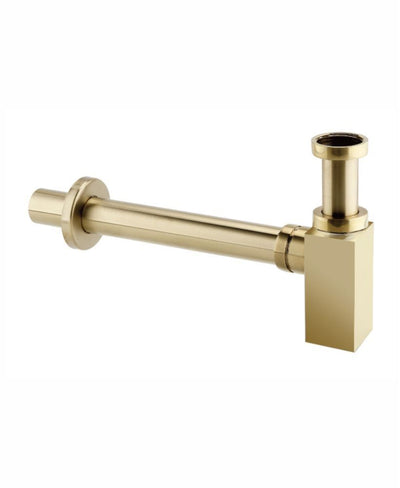 Sync Square Bottle Trap Brushed Gold