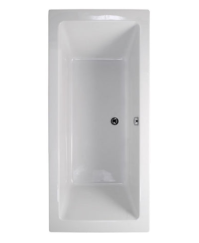 Pacific Endura 1600X700Mm Double Ended Bath White