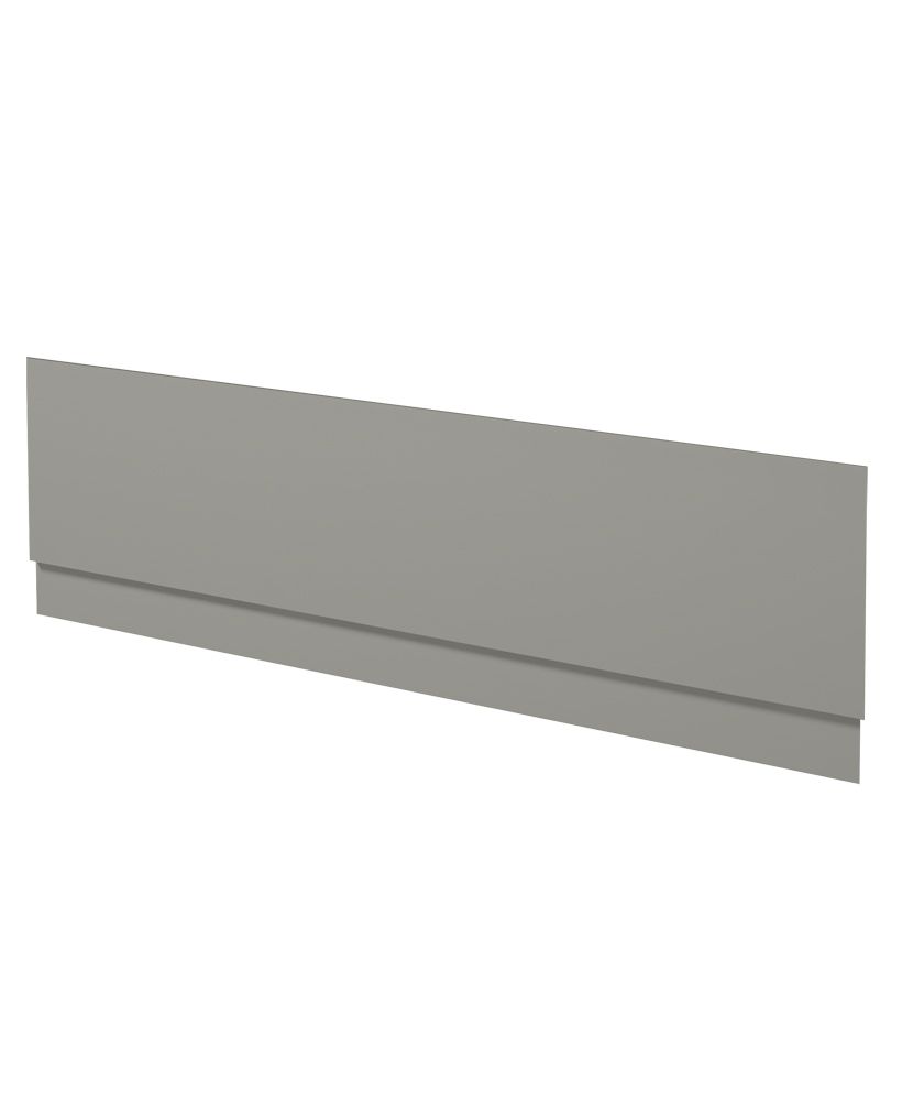 Scandinavian 1700Mm Front Bath Panel Matt Arctic Grey