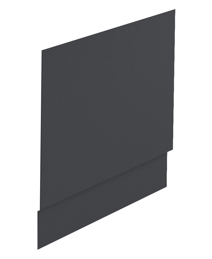 Scandinavian 750Mm End Bath Panel Matt Midnight Grey