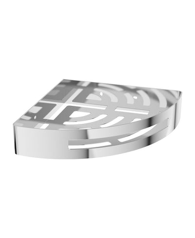 Cora Corner Shower Basket Chrome
