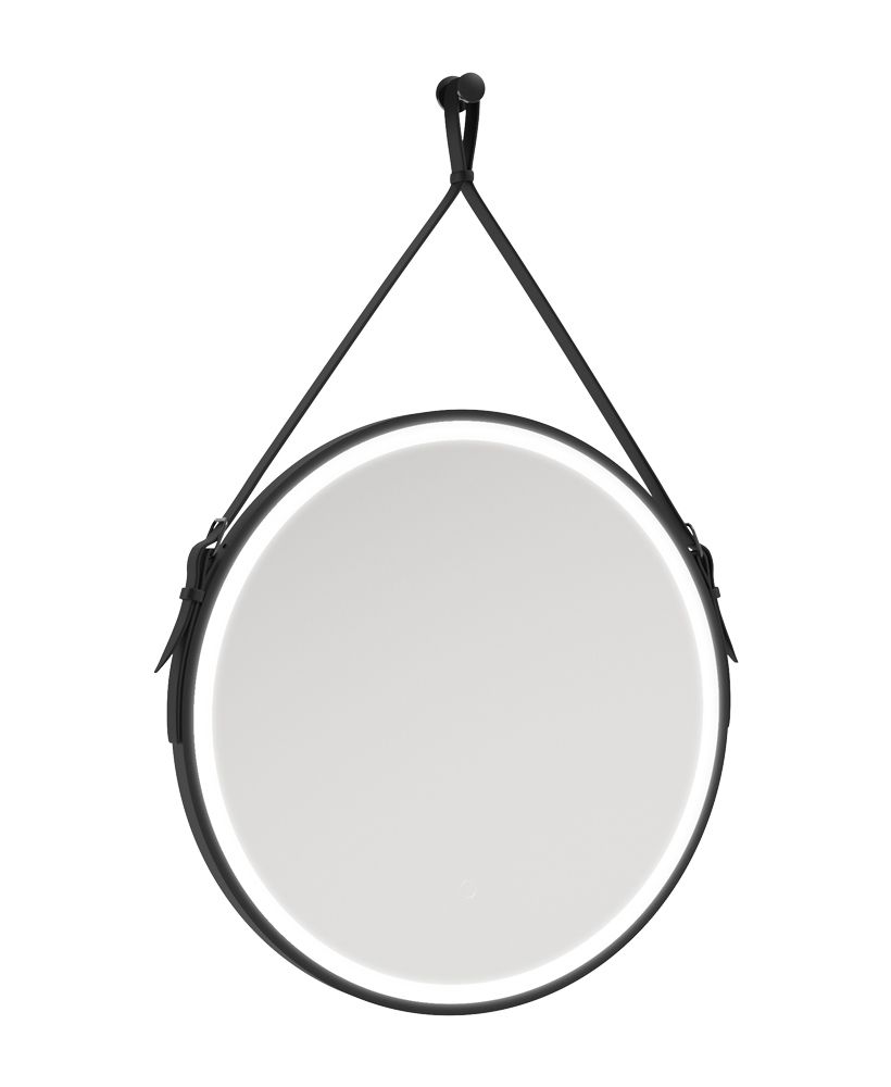 Astrid Style Rope Feature 600Mm Round Illuminated Led Mirror