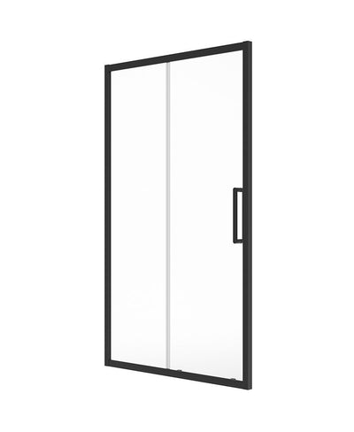 Aspect Sliding 1000Mm Shower Door Matt Black
