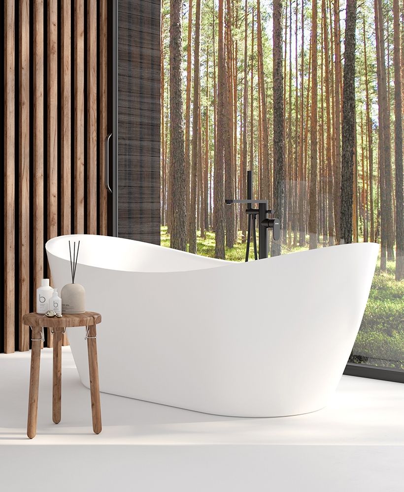 Lyra 1700X800Mm Freestanding Bath White