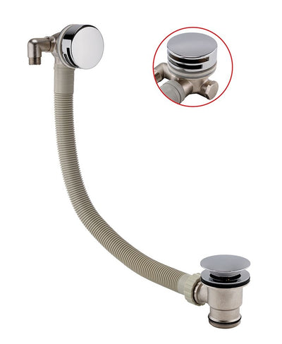 Sonas Round Bath Filler Chrome