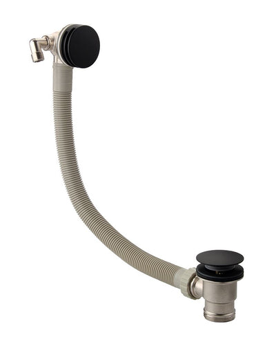 Sonas Round Bath Filler Matt Black