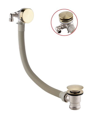 Sonas Round Bath Filler Brushed Gold