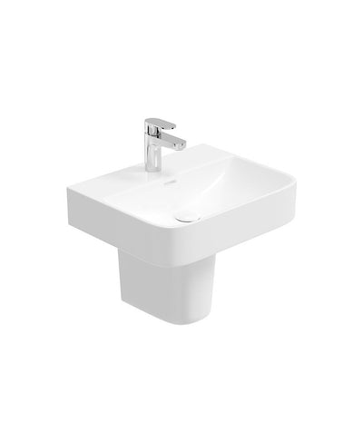 Horizon Square 50Cm 1Th Wash Basin & Semi Pedestal