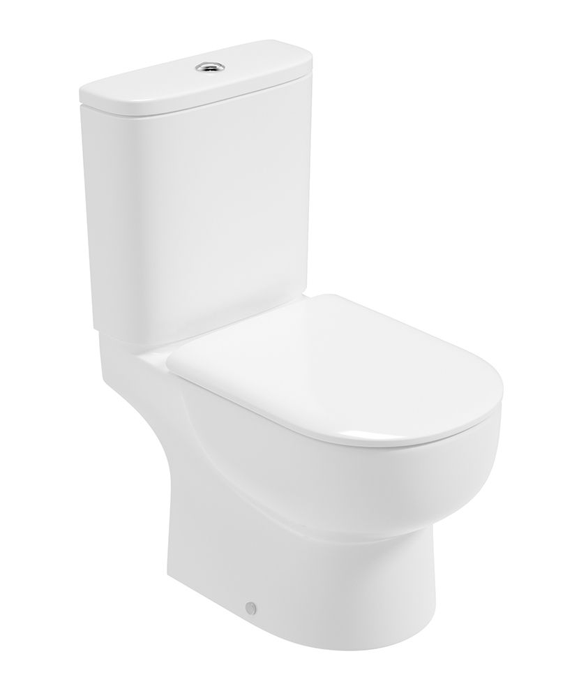 Via Open Back Closed Coupled Rimless Wc & Alpha Soft Close Seat