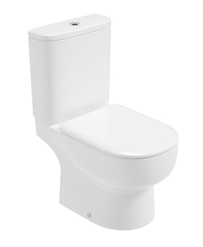 Via Open Back Closed Coupled Rimless Wc & Alpha Soft Close Seat