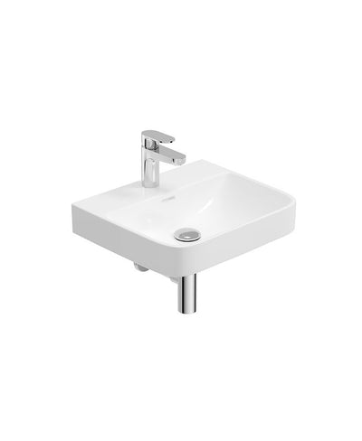 Horizon Square 45Cm 1Th Wash Basin & Bottle Trap Chrome