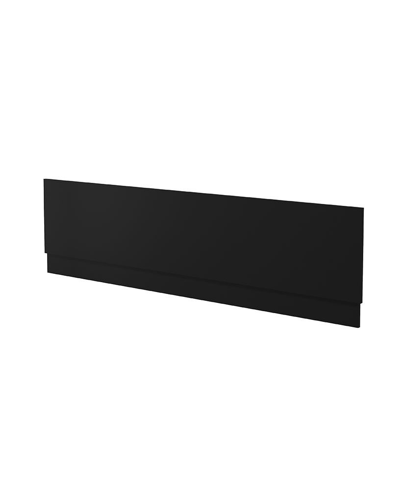 Scandinavian 1800Mm Front Bath Panel Matt Black