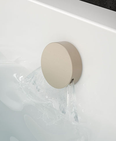 Sonas Round Bath Filler Brushed Nickel
