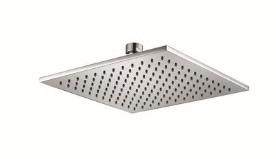 Sync Square Brass Shower Head 250Mm Chrome