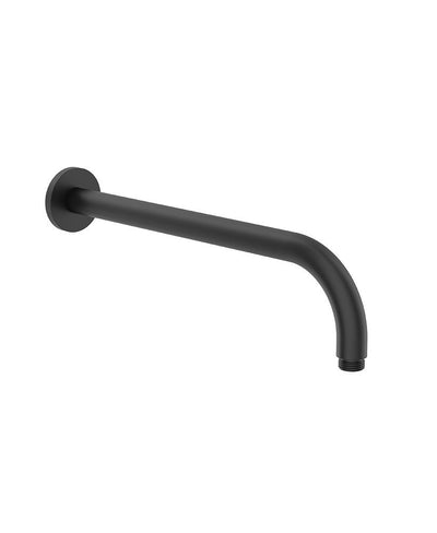 Sync Round Wall Shower Arm 345Mm Matt Black