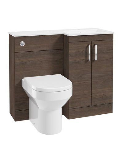 Corta 100Cm Rh Combination Two Door Unit Sable Ash-Chrome Handles