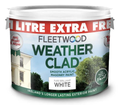 10L Weatherclad Pure Brilliant White (9L + 1L Free)