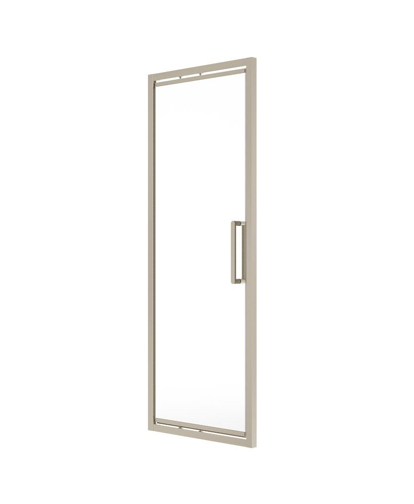 Aspect Infold 700Mm Shower Door Brushed Nickel