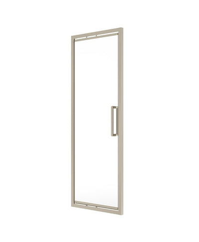 Aspect Infold 760Mm Shower Door Brushed Nickel