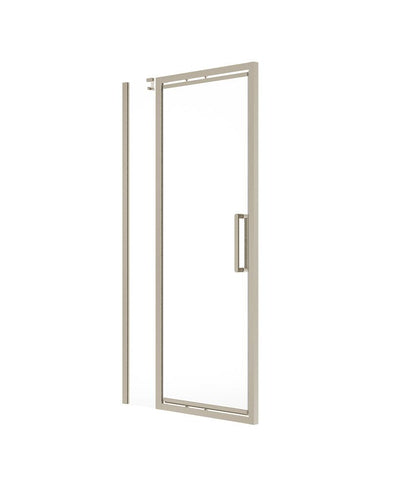 Aspect Infold & Inline 1000Mm Shower Door Brushed Nickel