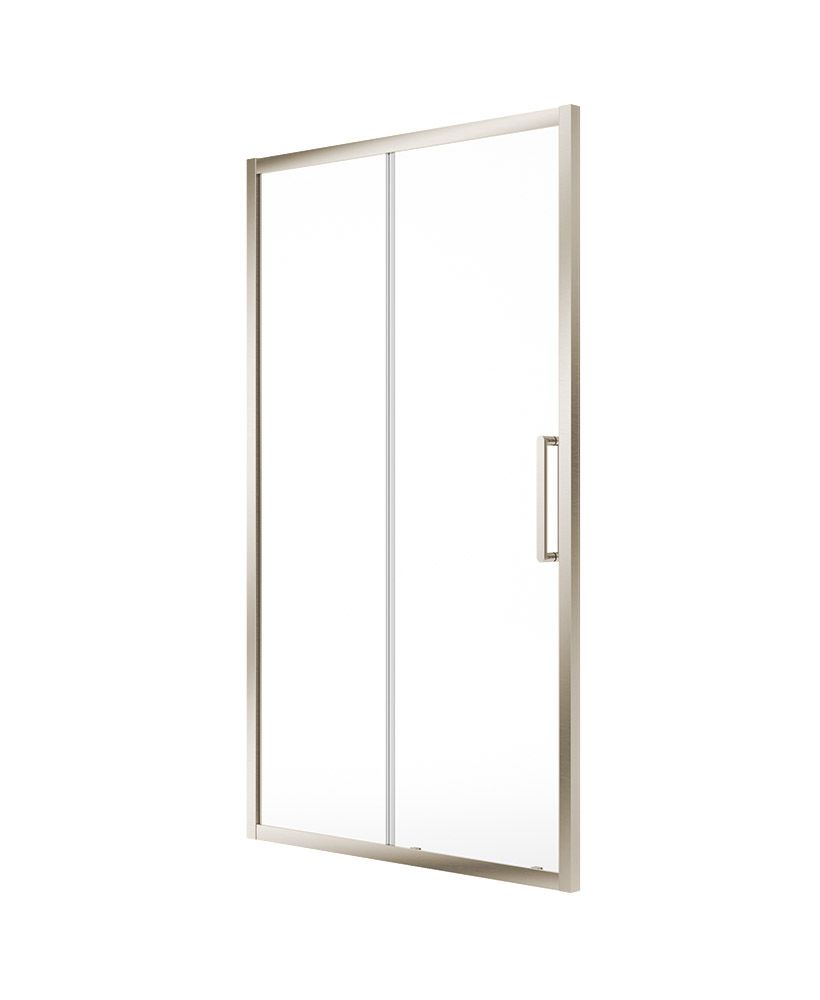 Aspect Sliding 1100Mm Shower Door Brushed Nickel