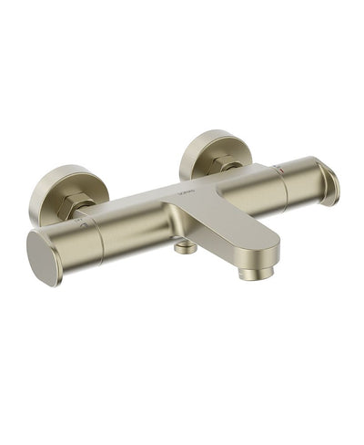 Urban Thermostatic Bath Shower Mixer Brushed Nickel
