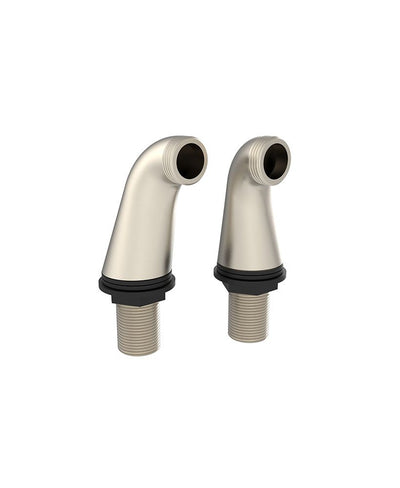 Sonas Leg Set For Thermostatic Bath Shower Mixer Brushed Nickel