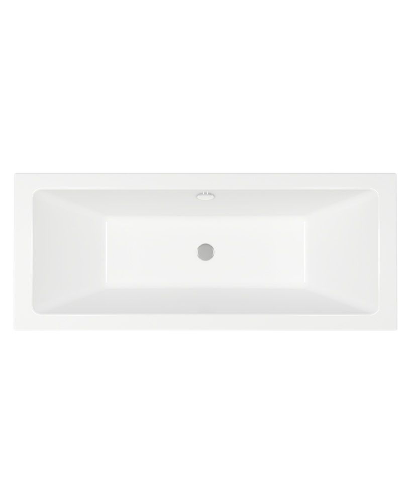 Cubo 1800X800Mm Double Ended Bath White