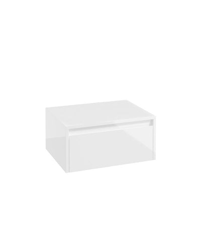 Urban Apex 60Cm Floating Single Push Drawer Unit Gloss White