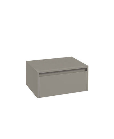 Urban Apex 60Cm Floating Single Push Drawer Unit City Stone