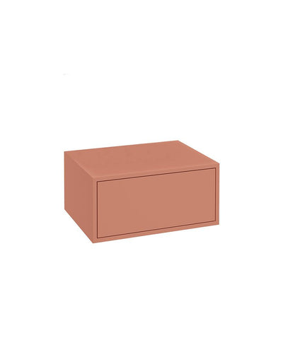 Urban Pulse 60Cm Floating Single Push Drawer Unit Metro Blaze
