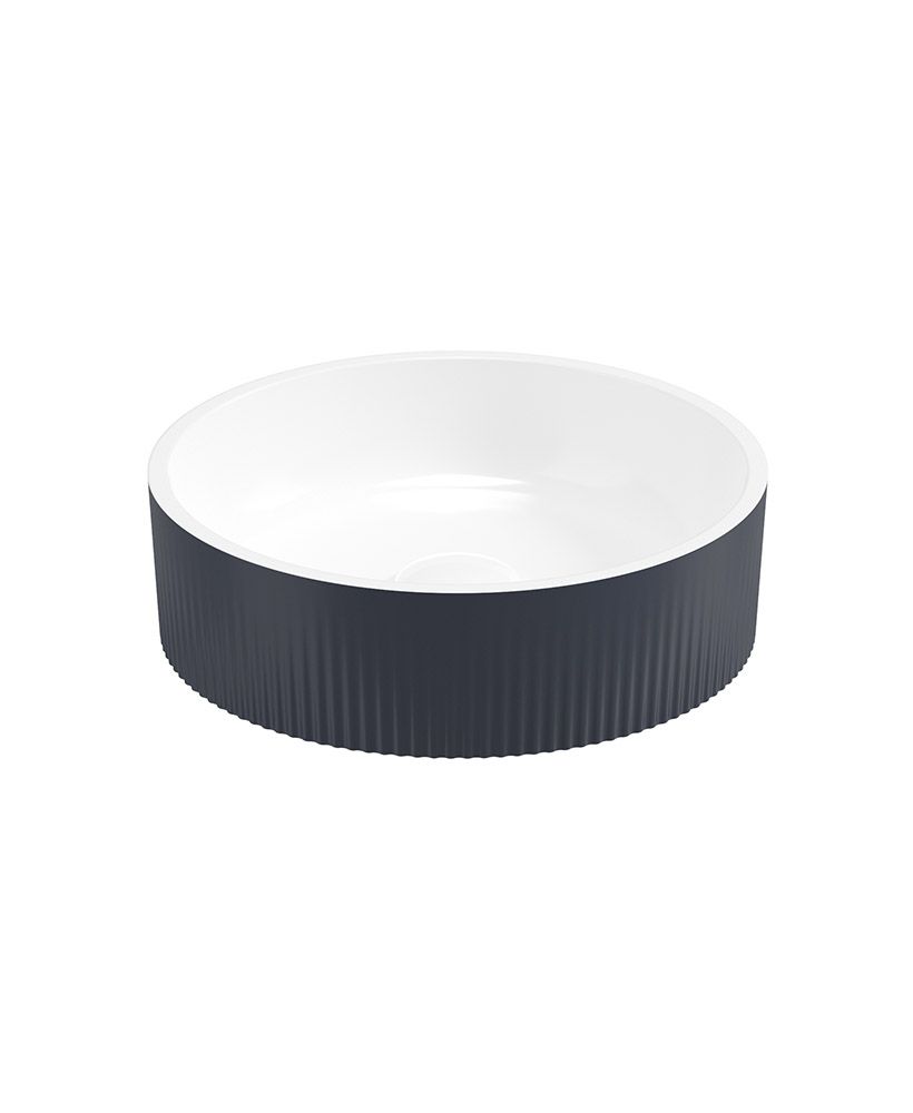 Reed Round Countertop Basin Cobalt Night
