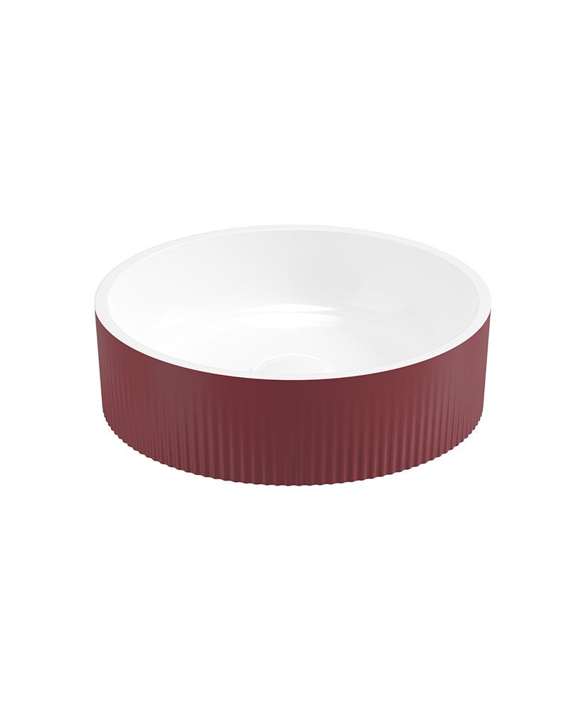Reed Round Countertop Basin Ruby Fern