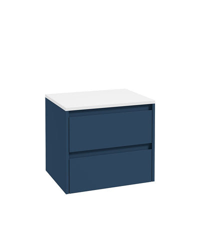 Living Apex Wall Hung 60Cm Two Drawer Countertop Unit Riverside