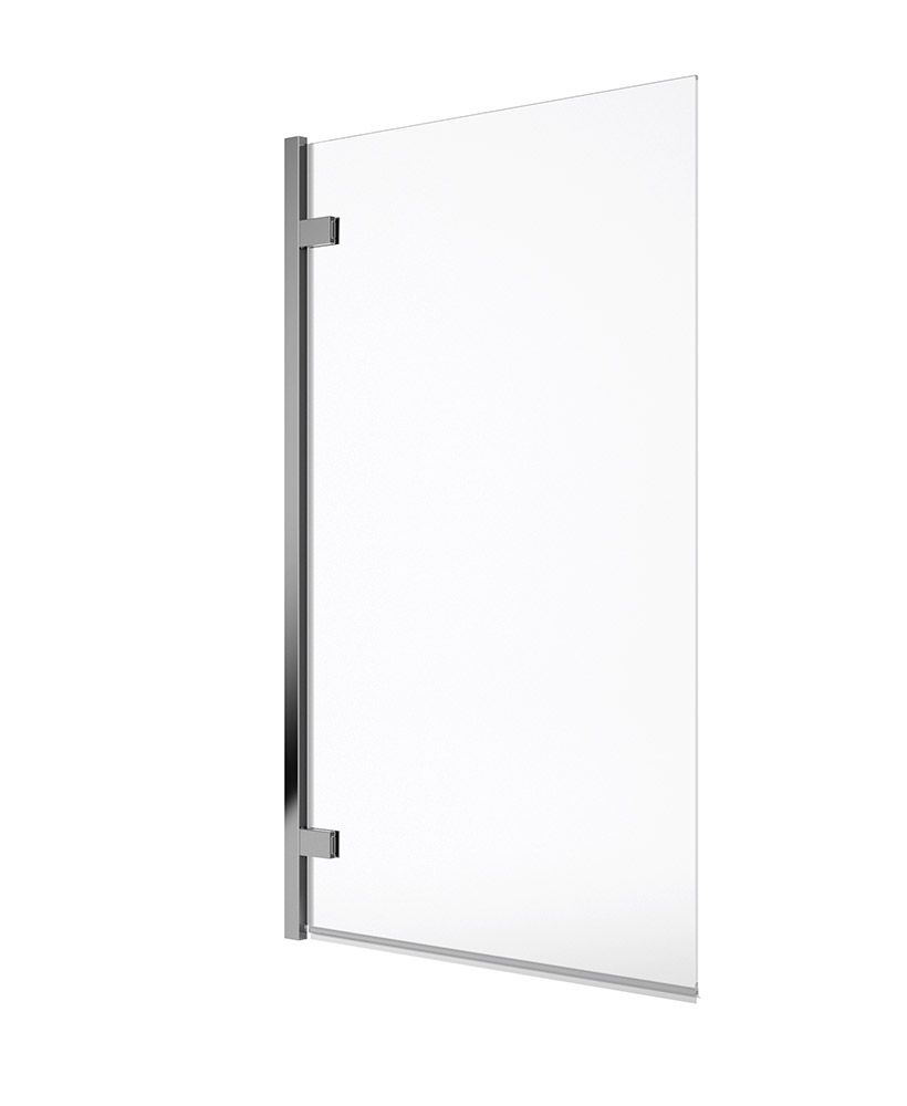 Lunar Sb5 8Mm Hinged Bath Screen Chrome