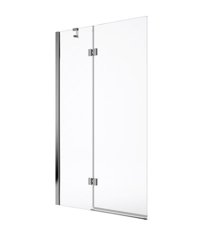 Lunar Sb6 8Mm Two Panel Bath Screen Chrome