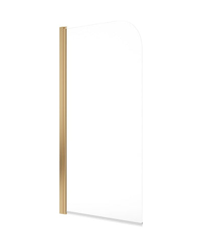 Lunar Sb1 6Mm Radius Bath Screen Brushed Gold