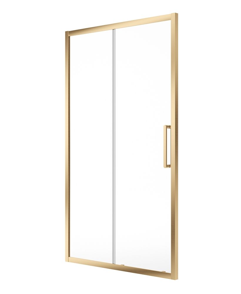 Aspect Sliding 1200Mm Shower Door Brushed Gold
