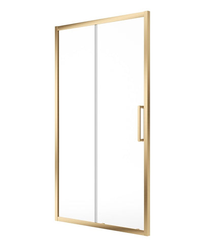 Aspect Sliding 1600Mm Shower Door Brushed Gold