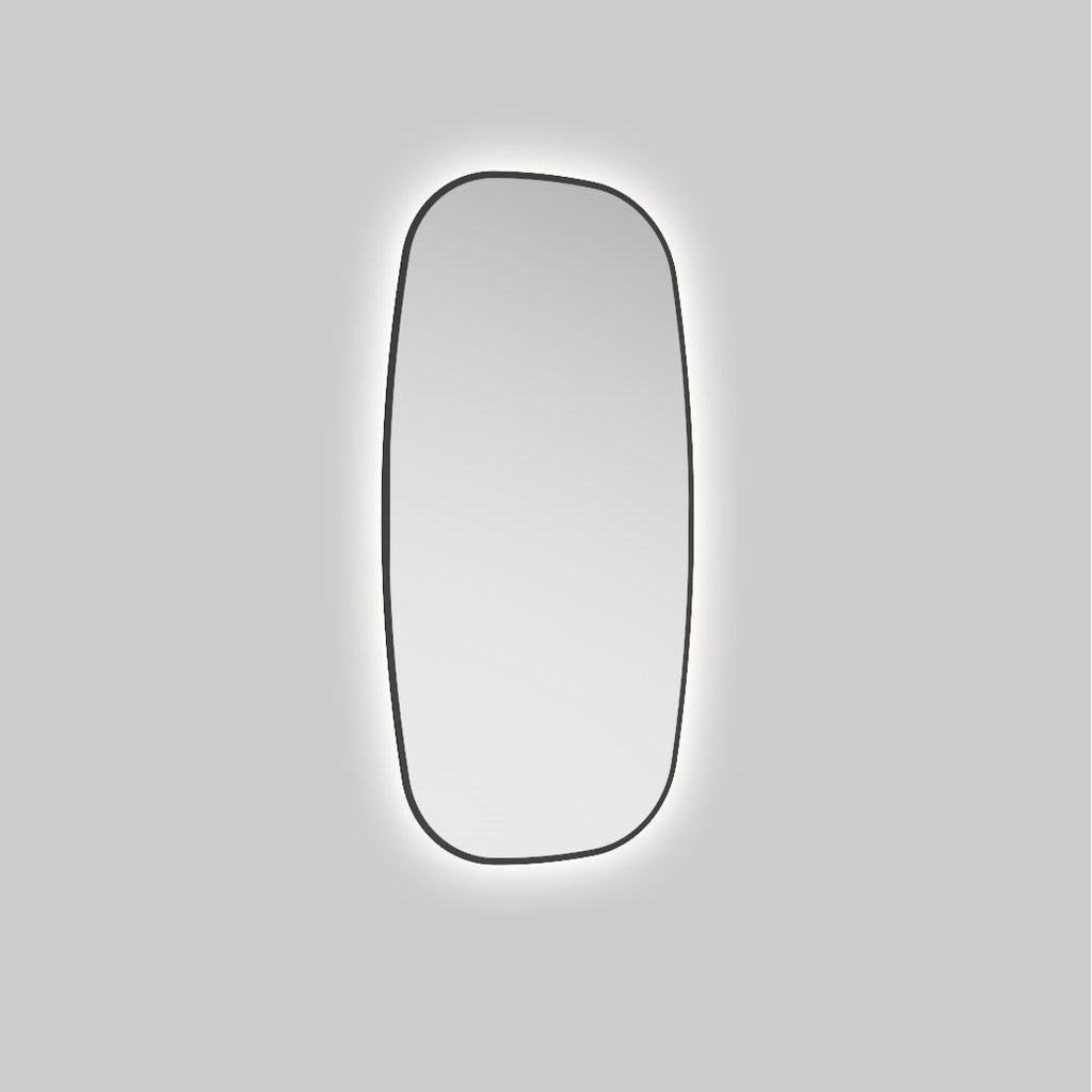 Echo Arena 450X900Mm Illuminated Mirror Black